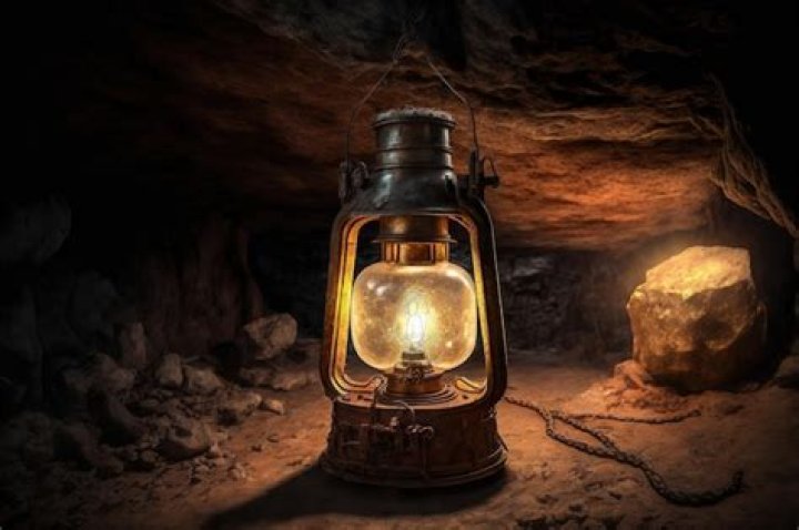 Lantern In Cave