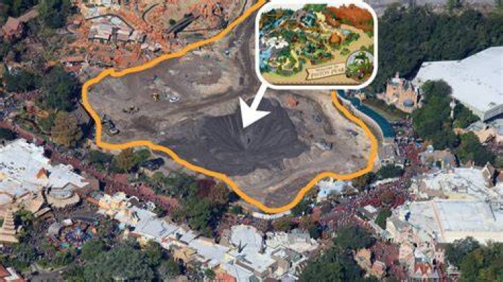 Magic Kingdom Under Construction