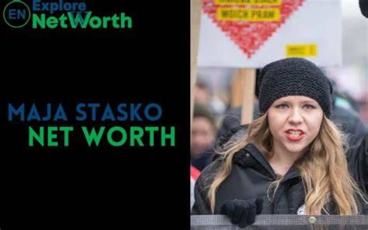 Maja Stasko is an activist