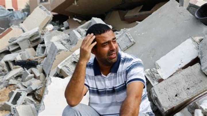 Man Shocked by Gaza Strikes