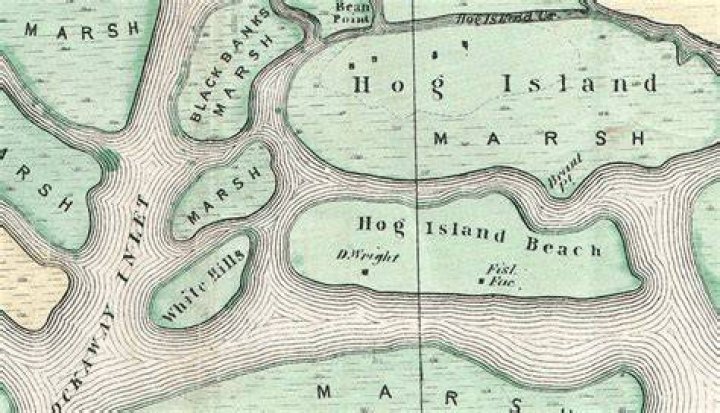 Map of Hog Island