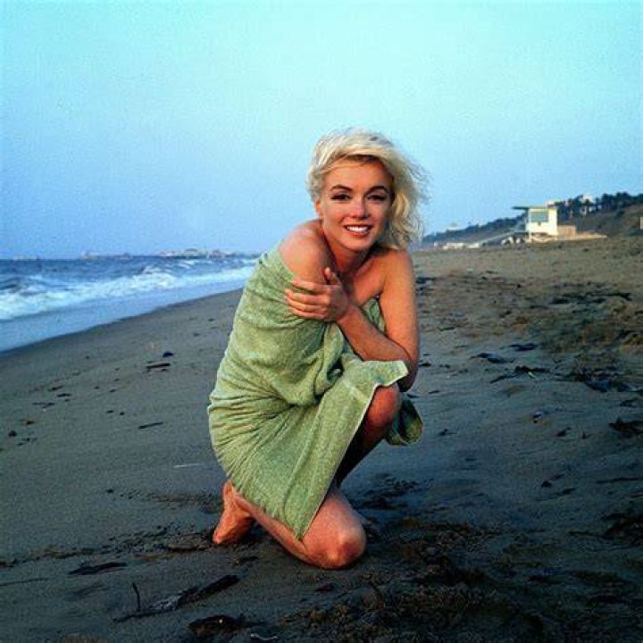 Marilyn Monroe On The Beach