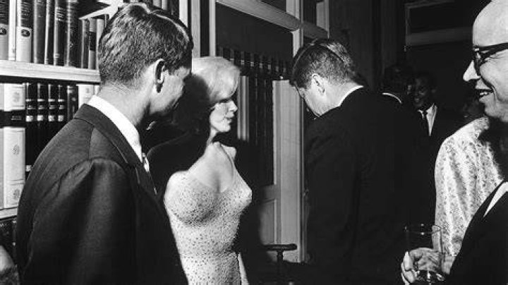 Marilyn Monroe With Kennedy Brothers
