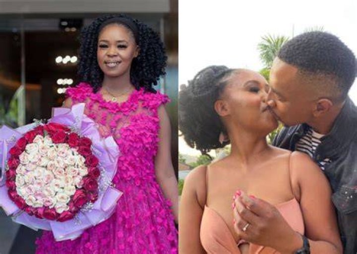 Mpho Xaba and his fiancee Zahara
