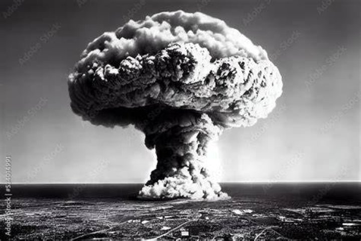 Mushroom Cloud from Tsar Bomba