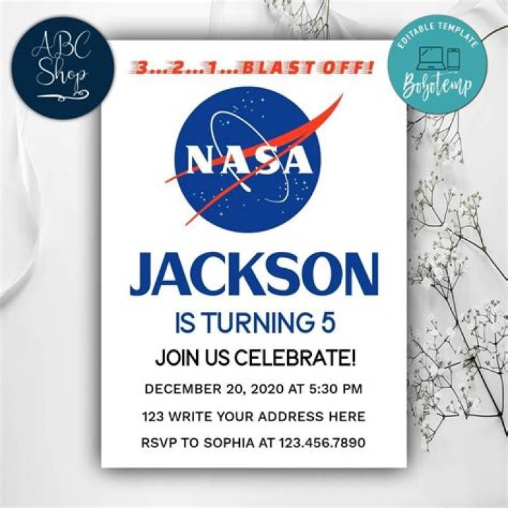 Nasa Party Flyer