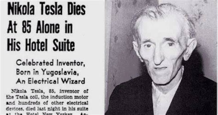 Nikola Tesla Death