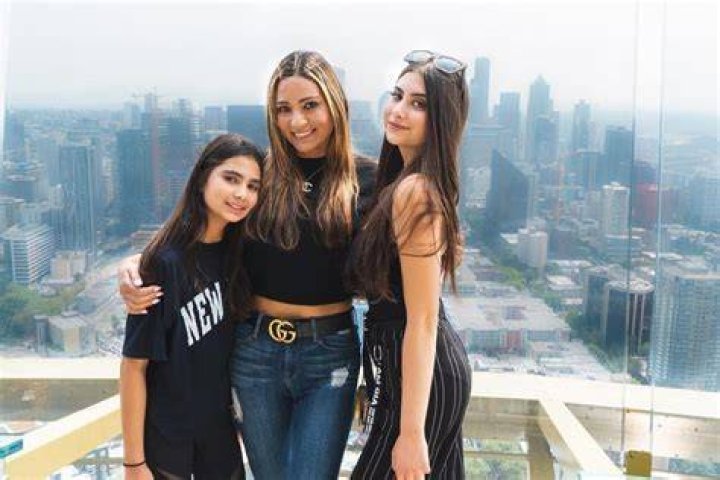 Nina Gray and her daughters