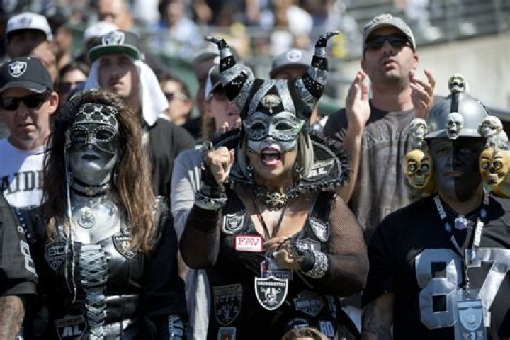 Oakland Raiders Fan X-Ray Photo
