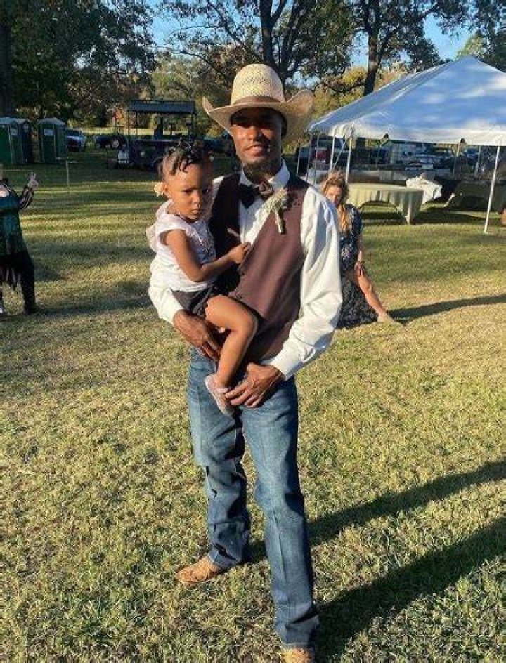 Ouncie Mitchell with his daughter