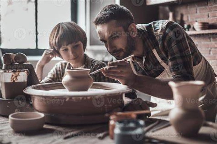 Pottery Boy shared a collage of his childhood pictures