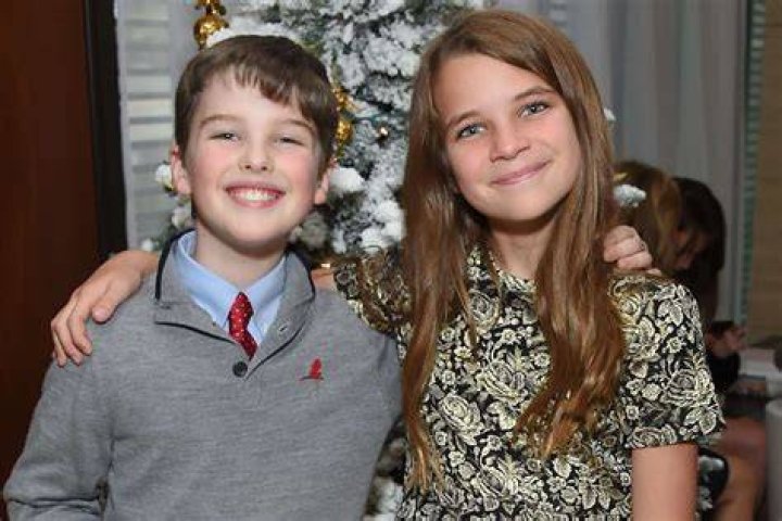 Raegan with co-stars Ian