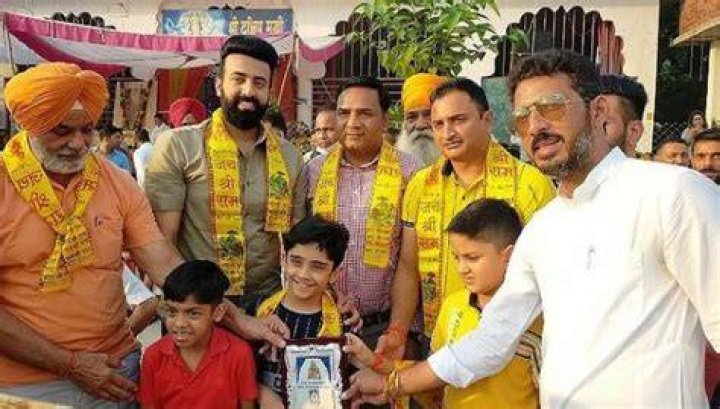Sanchit Chanana honored at Ram Leela Maidan