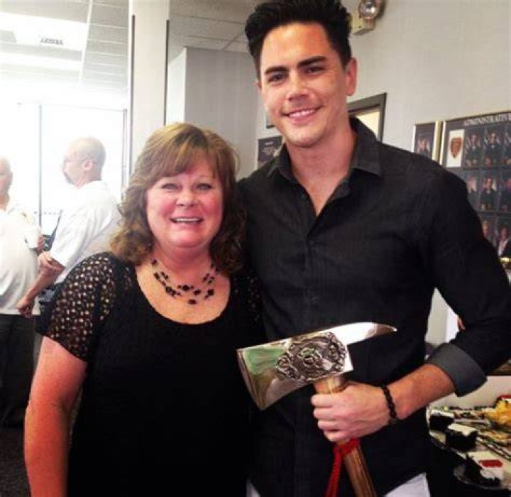 Sandoval with his mother Terri Green