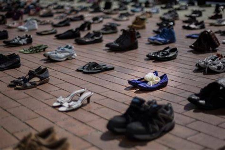 Shoes From Suicide Victims