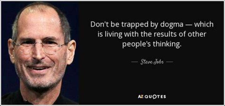 Steve Jobs On Settling