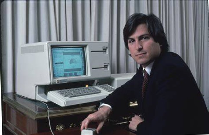 Steve Jobs On The Computer