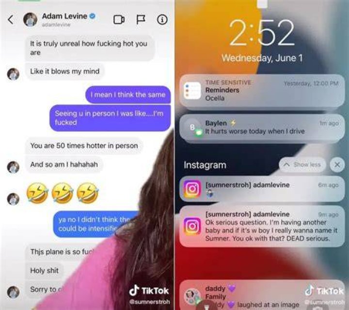 Sumner Stroh shared screenshots