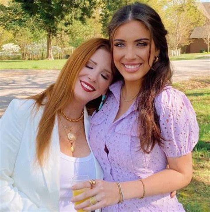 Sumner Stroh with her mother