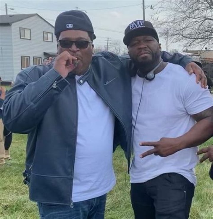 Terry Flenory with rapper 50 Cent