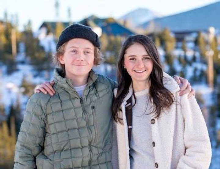 Tieghan Gerard with her brother Redmond Gerard.