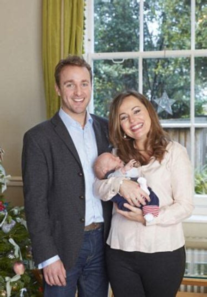 Victoria Fritz with her husband and son
