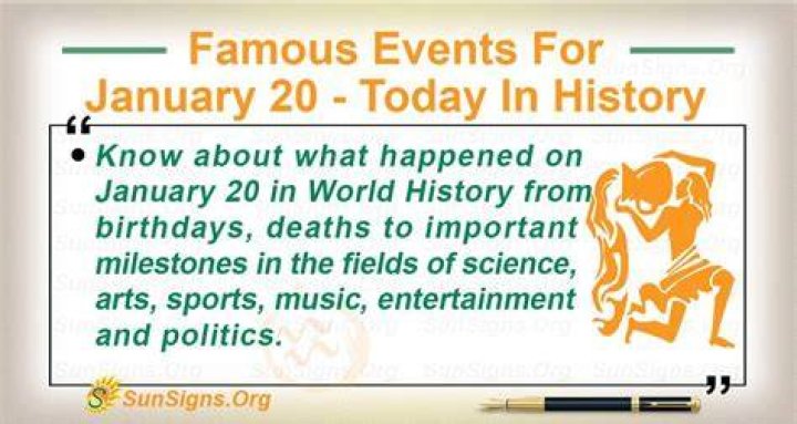 What Happened On January 20th