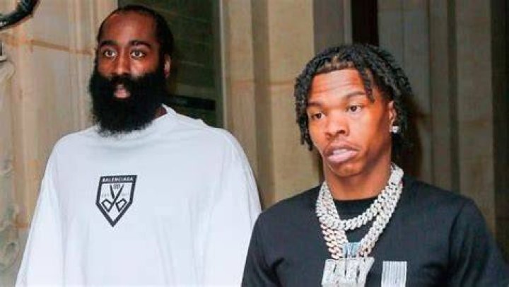 What is the relationship between James Harden and Lil Baby?