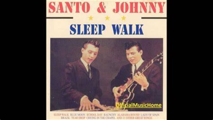 What movie was the song sleep walk in?