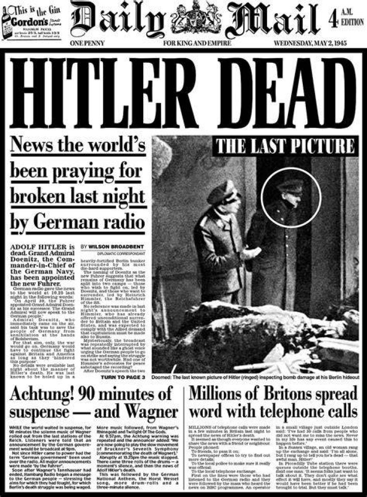 Where Adolf Hitler Died