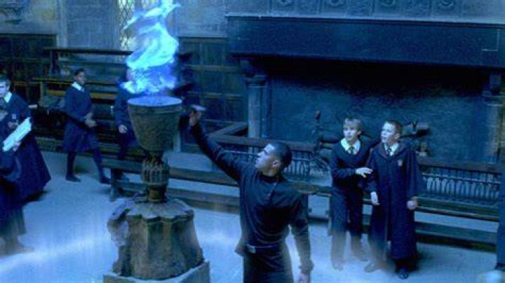 Who puts Harry’s name in the Goblet of Fire?