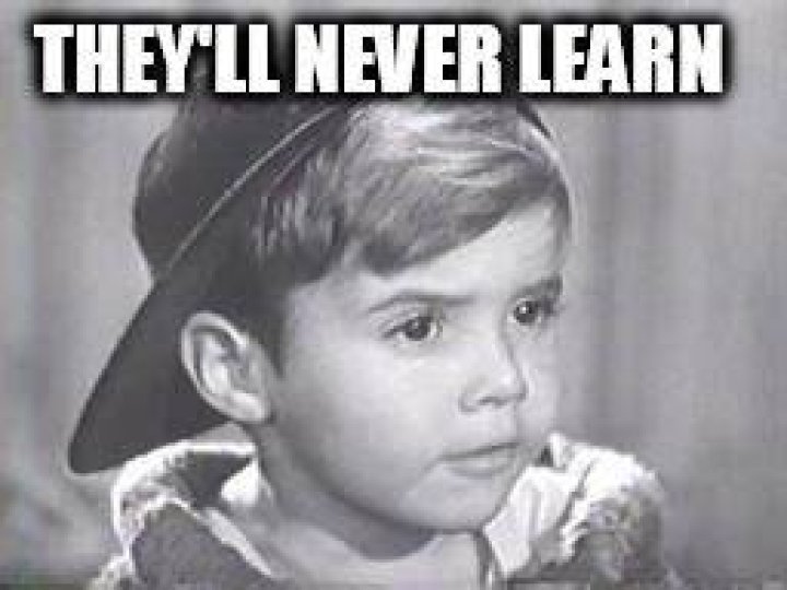 Who said they’ll never learn on the Little Rascals?