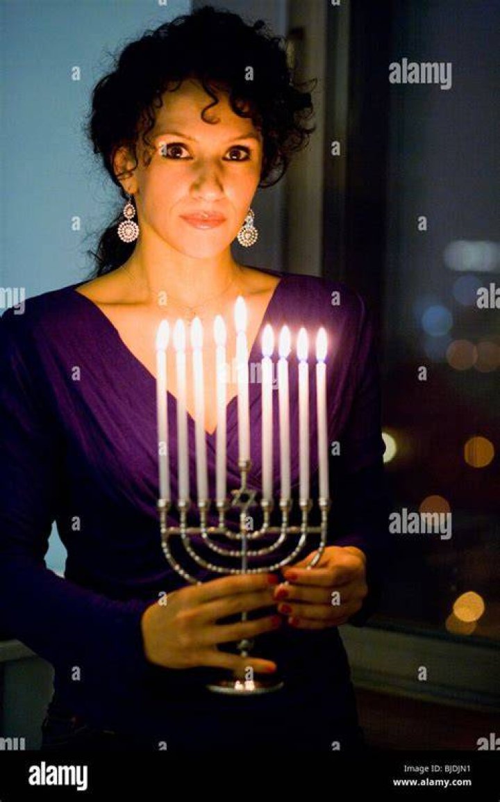 Woman Menorah